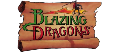 Blazing Dragons logo for Sega Saturn